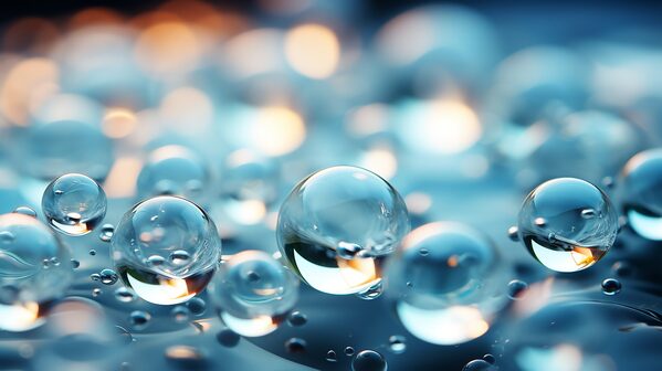 water drops - antifoam