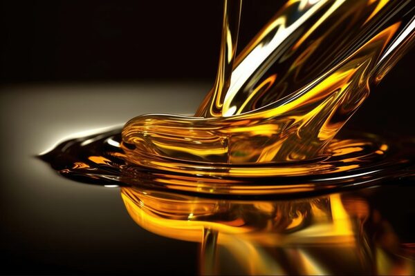 golden honeylike paste resembling acrylate oligomers